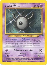 Zarbi W 29/105 - Neo Destiny - Pokémon JCC