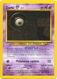 Zarbi C 57/105 - Neo Destiny - Pokémon JCC