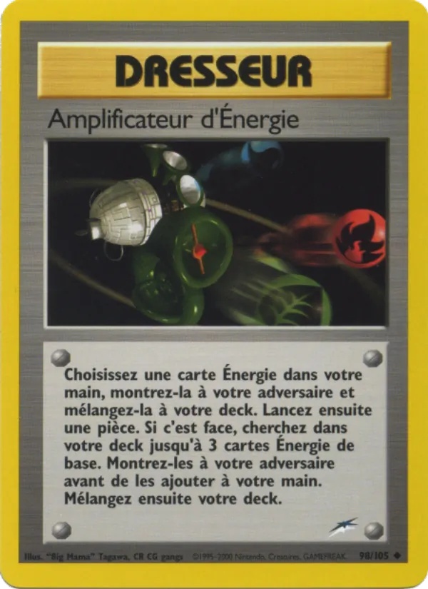 Amplificateur d'Énergie 98/105 - Neo Destiny - Pokémon JCC