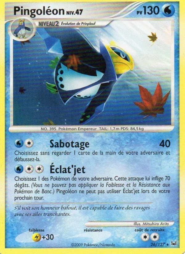 Pingoléon 26/127 - Platine - Pokémon JCC