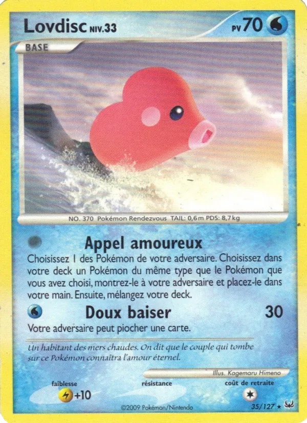Lovdisc 35/127 - Platine - Pokémon JCC