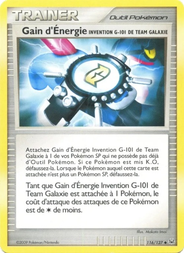 Gain d'Énergie Invention G-101 de Team Galaxie 116/127