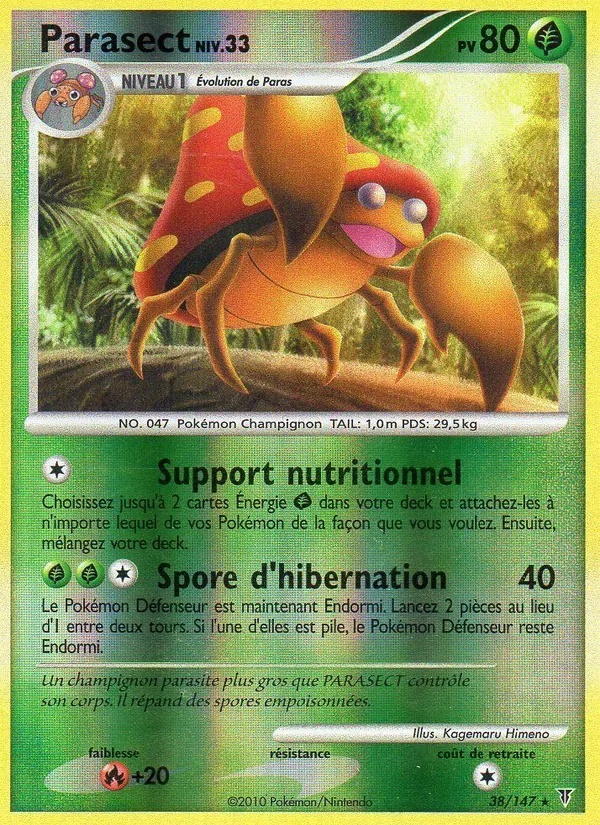 Parasect 38/147 - Vainqueurs Suprêmes - Pokémon JCC