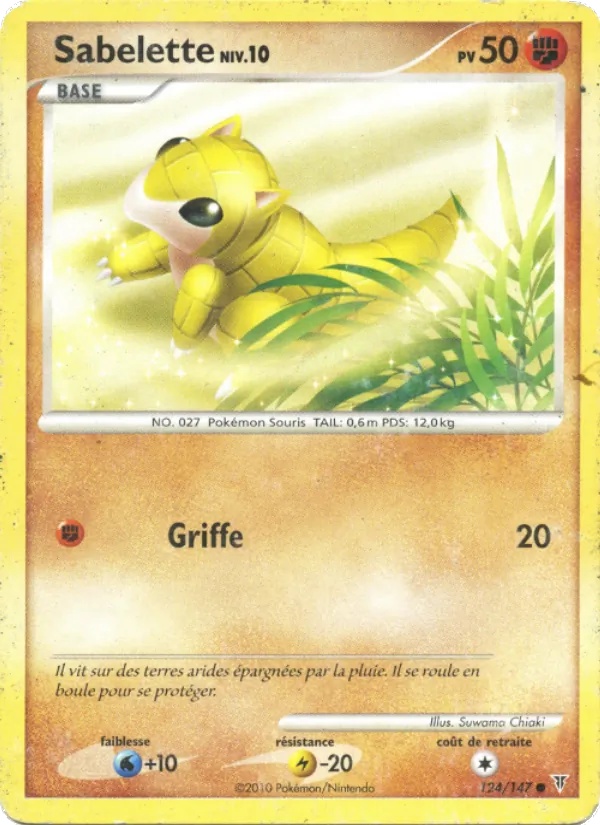 Sabelette 124/147 - Vainqueurs Suprêmes - Pokémon JCC