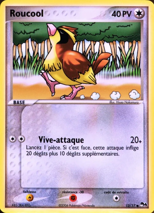 Roucool 12/17 - POP Série 4 - Pokémon JCC