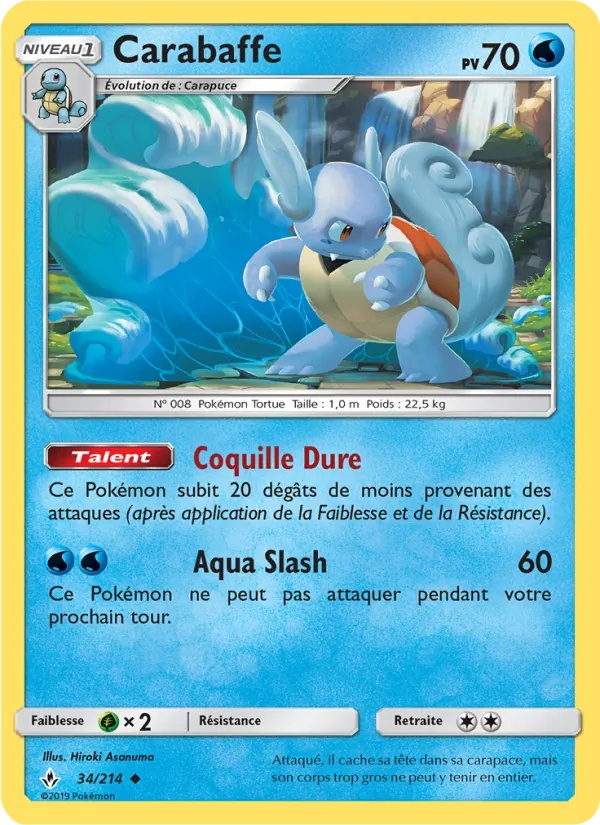 Carabaffe 34/214 - Alliance Infaillible - Pokémon JCC