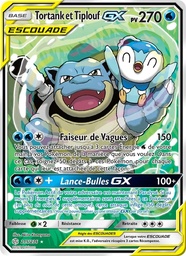 Tortank et Tiplouf GX 215/236 - Éclipse Cosmique - Pokémon JCC