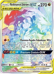 Reshiram et Zekrom GX 259/236 - Éclipse Cosmique - Pokémon JCC