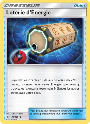 Loterie d’Énergie 122/145